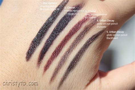 chanel crayon rouge noir